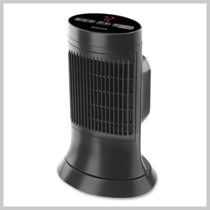 Honeywell Digital Ceramic Compact Heater, HCE311V, Black