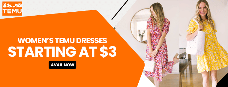 Women’s TEMU Dresses | Starting at $3