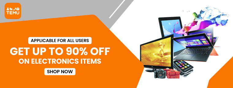 TEMU Electronics | Up To 90% Off