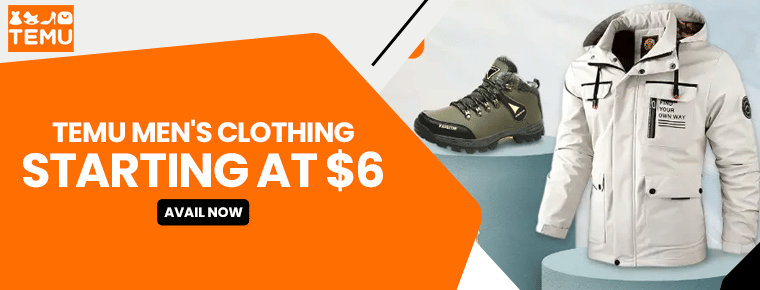 TEMU Men's Clothing | Starting at $6