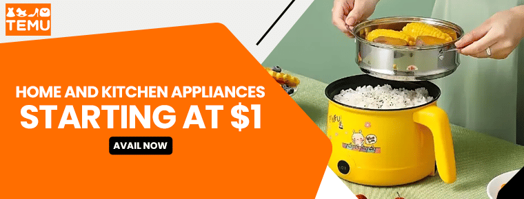 TEMU Home and Kitchen Appliances | Starting at $1