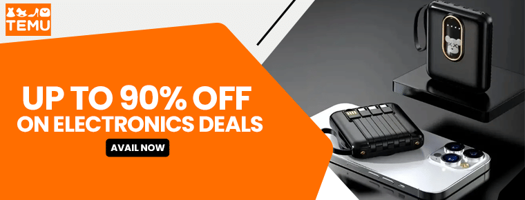 TEMU Electronics Deals | Up To 90% Off