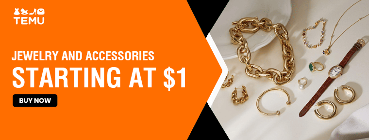 TEMU Jewelry and Accessories | Starting at $1