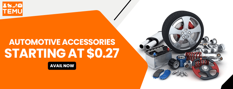 TEMU Automotive Accessories | Starting at $0.27