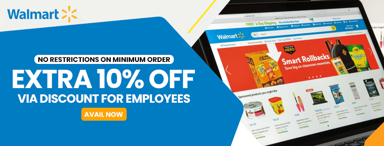 Walmart Discount For Employees | Save Extra 10%
