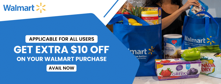 Get Extra $10 Off On Your Walmart Purchase