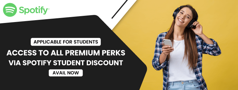 Access to all premium perks via spotify student discount
