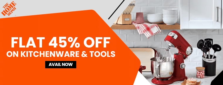 Flat 45% off on kitchenware and tools
