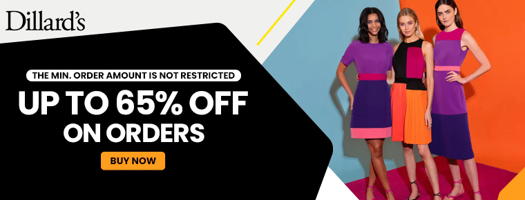 Up to 65% off on orders