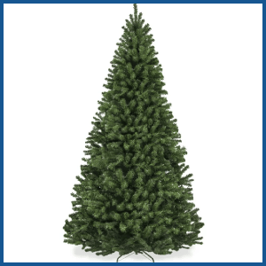 Premium Spruce Artificial Christmas Tree w/ Easy Assembly, Metal Hinges & Foldable Base(7.5 ft)