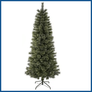 Unlit Artificial Brighton Cashmere Christmas Tree with Tree Stand(7 ft)