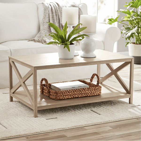 Mainstays Farmhouse Coffee Table (Rectangle)