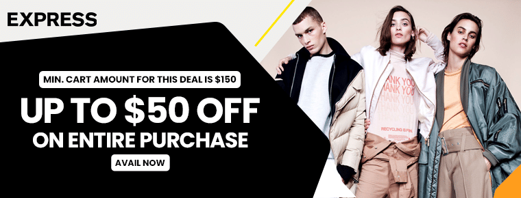 Up to $50 off on entire purchase