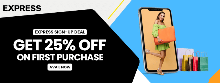 Get 25% off on first purchase