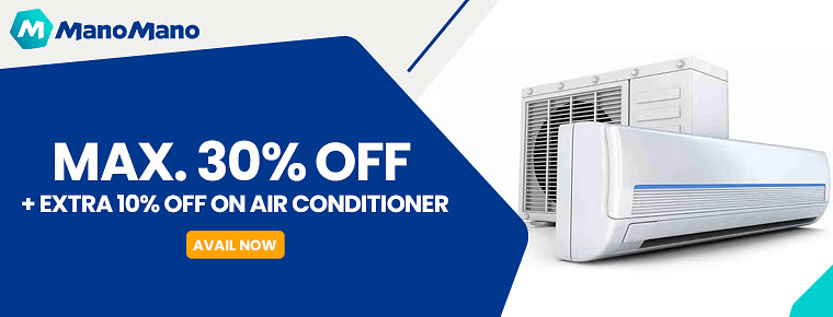 Maximum 30% off + Extra 105 off on air conditioner