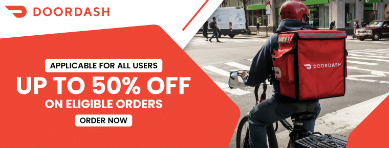 Up to 50% off on eligible orders