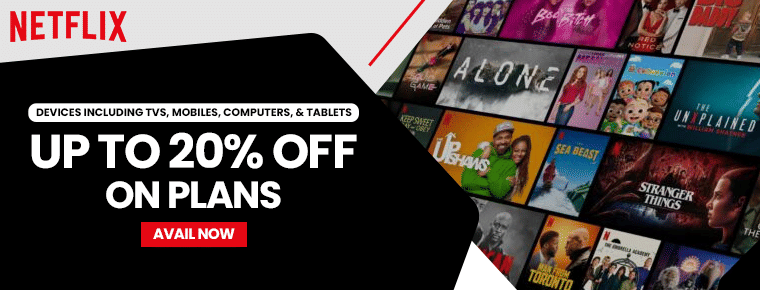 Up to 20% off on plans for all devices including TVs, mobiles, computers, and tablets