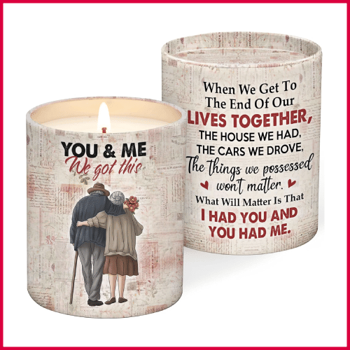 Engraved Scented Candle