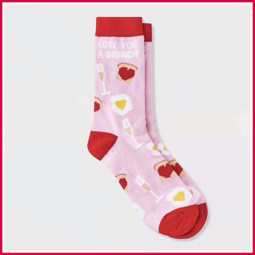 Women’s “Love You A Brunch” Crew Socks