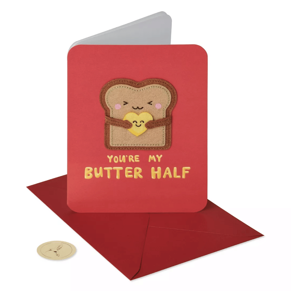 You’re My Butter Half! Valentine’s Day Card