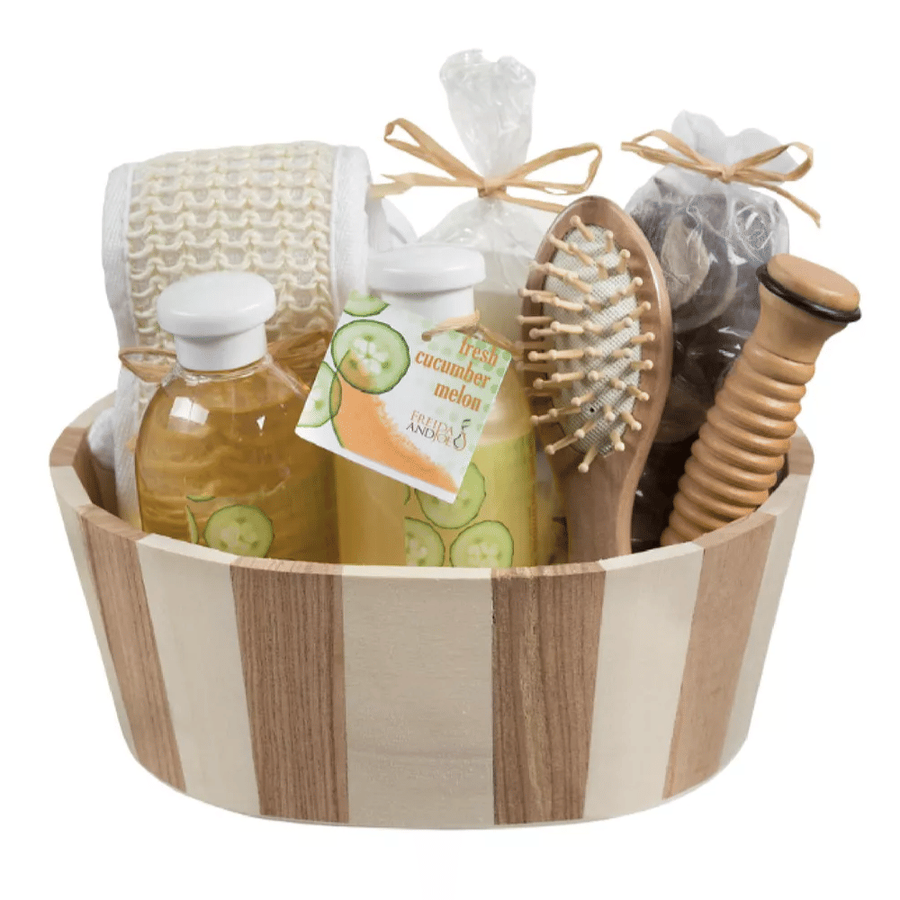 Freida & Joe Fresh Cucumber Melon Fragrance Spa & Skin Care Collection with Massage & Reflexology Kit Gift Set