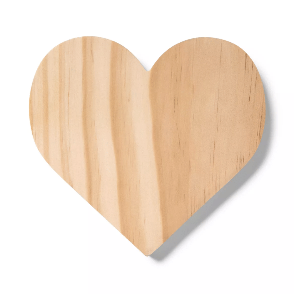 Valentine's Day Freestanding Heart Picture Frame Wood Base - Mondo Llama