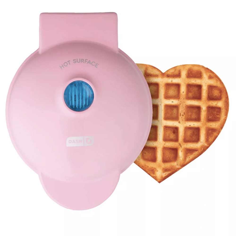 Dash Heart Mini Waffle Maker