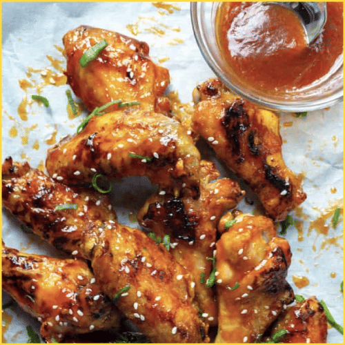 Sriracha Honey Lime Chicken Wings