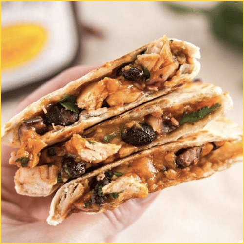 BBQ Chicken Quesadilla Bites