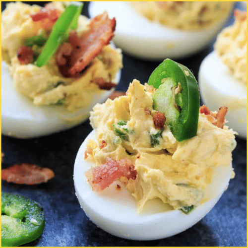 Jalapeno Popper Deviled Egg