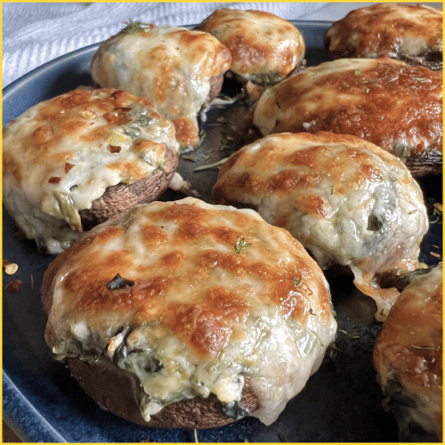 Spinach and Feta Stuffed Mushrooms