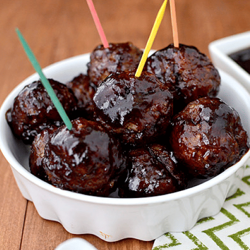 Mini BBQ Meatballs