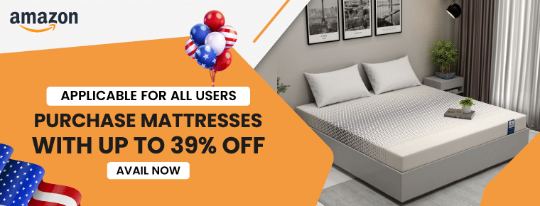 Purchase mattresses from Amazon with up to 39% off