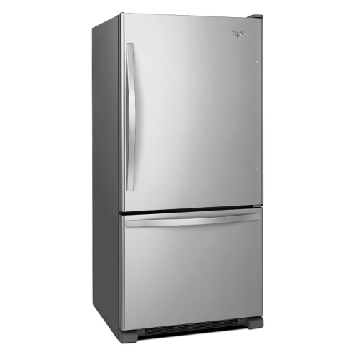 Whirlpool - 21.9 Cu. Ft. Bottom-Freezer Refrigerator - Stainless Steel