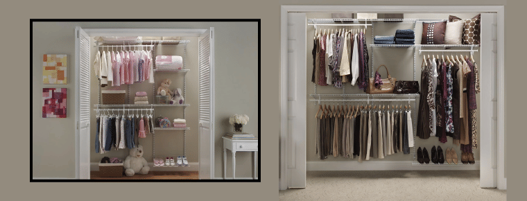 ClosetMaid ShelfTrack Adjustable Closet Organizer Kit