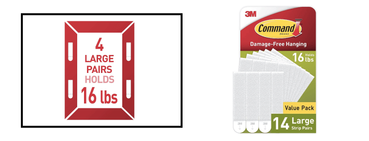 Command Large Picture Hanging Strips