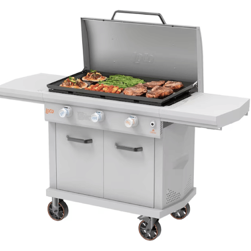 LoCo COOKERS Griddle Chalk 3-Burner Liquid Propane Gas Grill
