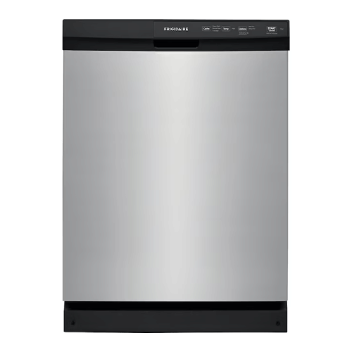 Frigidaire Front Control 24-in Built-In Dishwasher (Stainless Steel) ENERGY STAR, 55-dBA