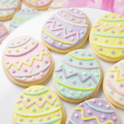 Easter Egg Sugar Cookies
