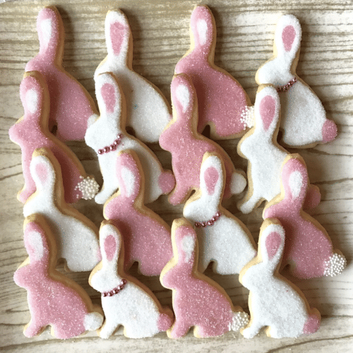 Bunny-shaped Sugar Cookies