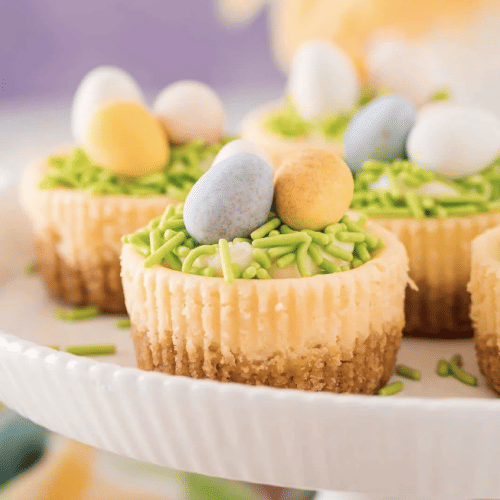 Mini Cheesecakes for Easter