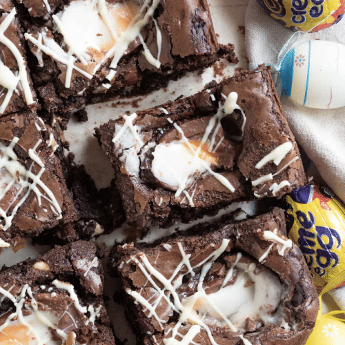 Cadbury Creme Egg Brownies