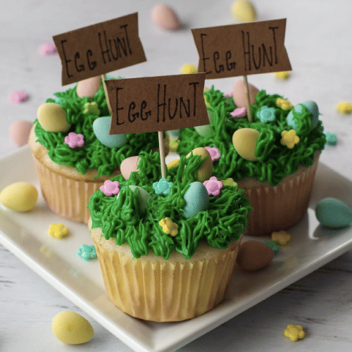 Easter Egg Hunt Cupcakes
