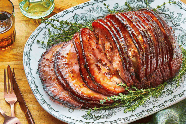 Maple Glazed Ham with a Kick