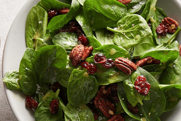Cranberry Pecan Spinach Salad