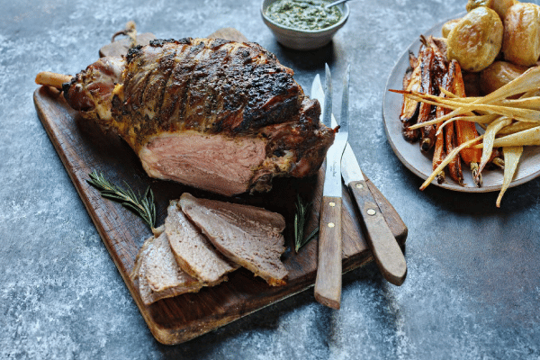 Lemon Rosemary Roasted Leg of Lamb