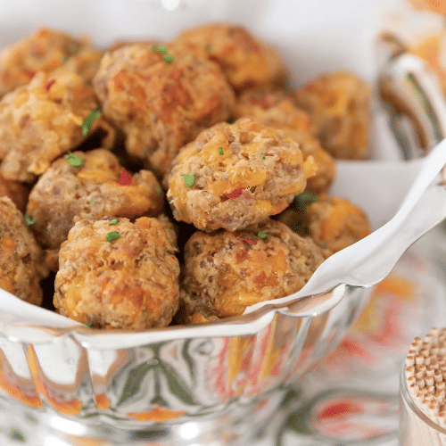 Pimiento Cheese Sausage Balls