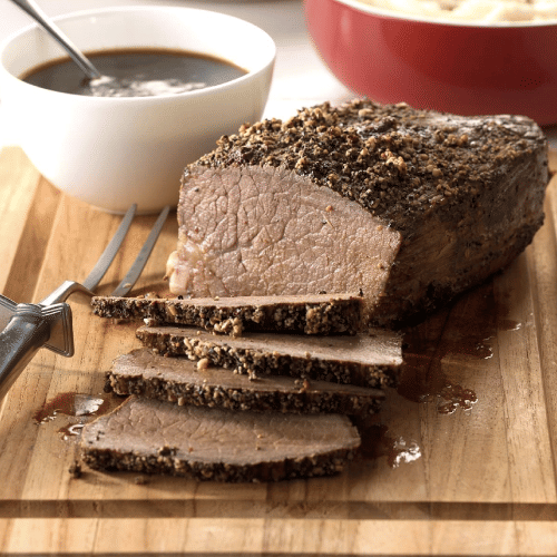 Sirloin Roast with Gravy
