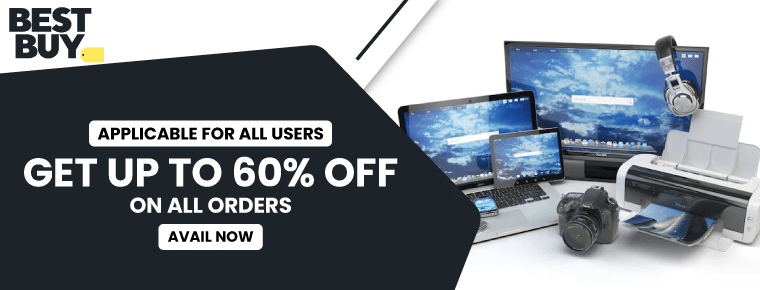 Get up to 60% off on all orders
