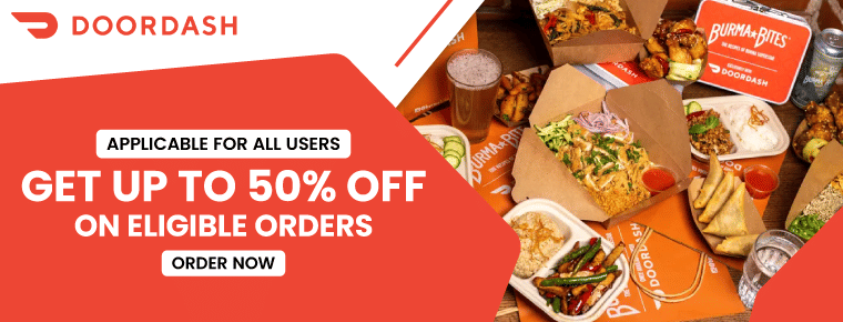 Doordash Promo Code | Up to 50% Off on Eligible Orders